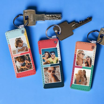 Porte-clés Personnalisable avec 2 Photos
