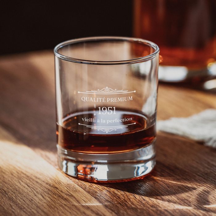 1 verre whisky 30cl personnalisé fête des pères - Est cadeaux