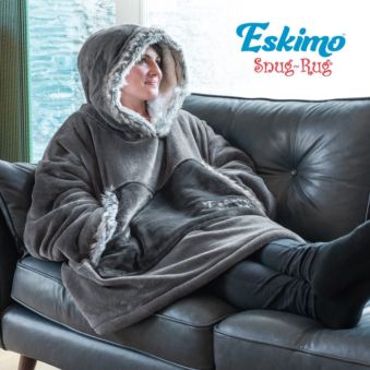 Pull plaid à capuche Eskimo