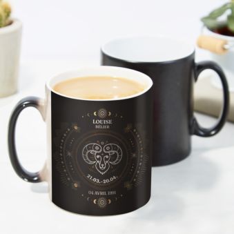 Mug magique personnalisé avec signe astrologique