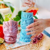 Tasses céramique Tiki - Lot de 2