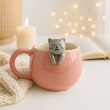 Tasse avec un chat