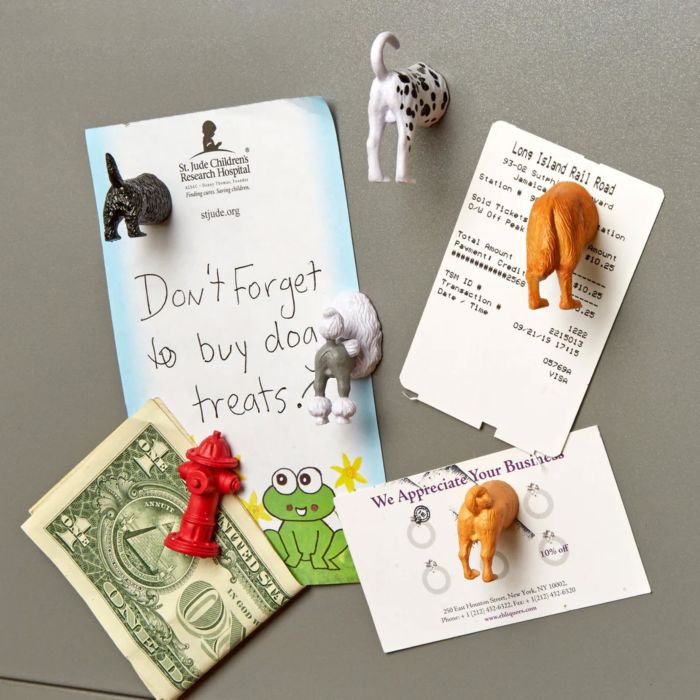 Lot de 6 Aimants Derrières de chien main product photo