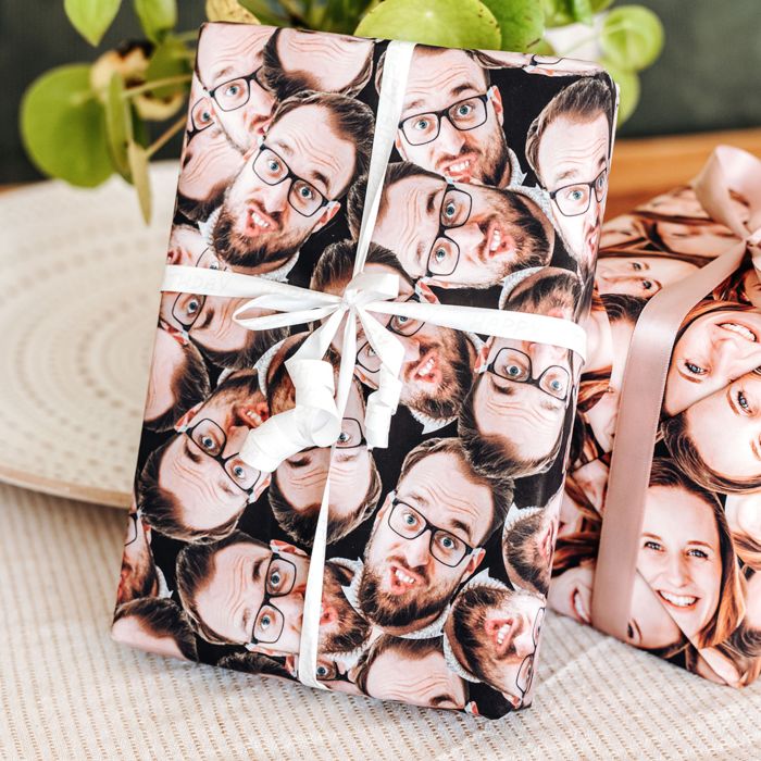 50cm Papier cadeau personnalisé visage main product photo
