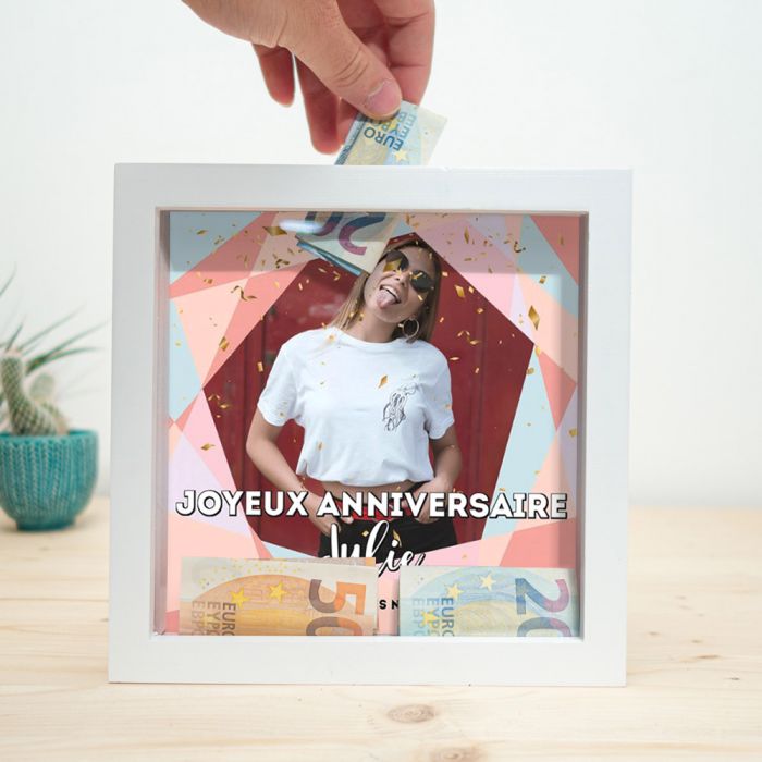 Tirelire Personnalisable Pour Anniversaire