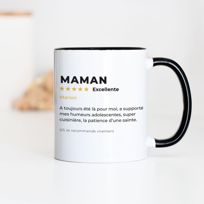 Tasse personnalisée avec avis client main product photo