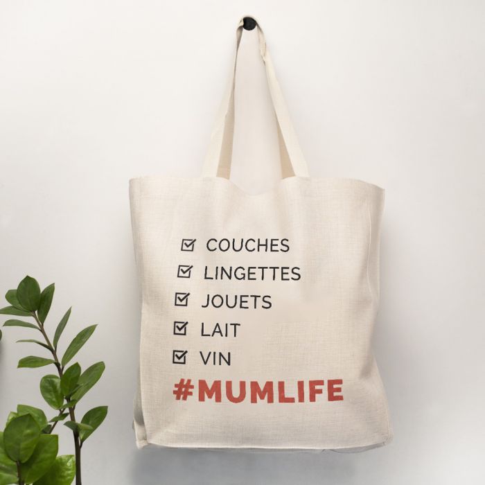 Sac Personnalisable Check List