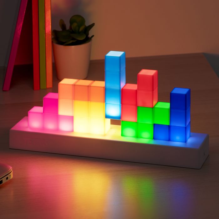 Lampe Tetris à empiler veilleuse blocs tetris lumineux 