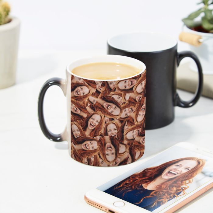 Mug magique personnalisé avec visage main product photo