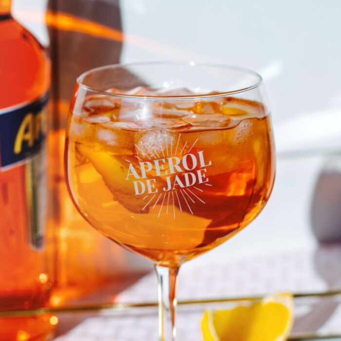 Verre Aperol Spritz personnalisé avec prénom - Design