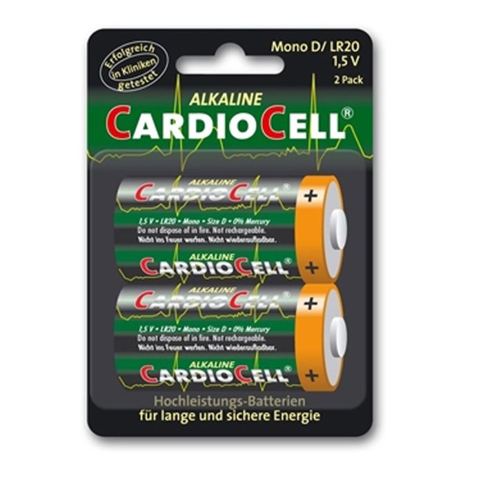 2 Piles Cardiocell Mono D-LR20 