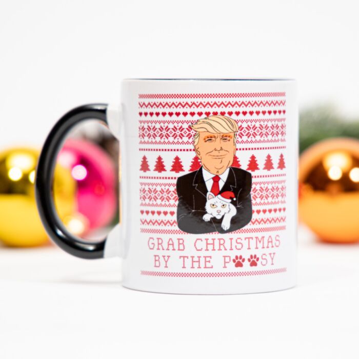 Tasse Grab Christmas avec Trump