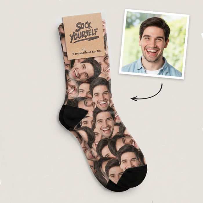 Chaussettes personnalisées visage