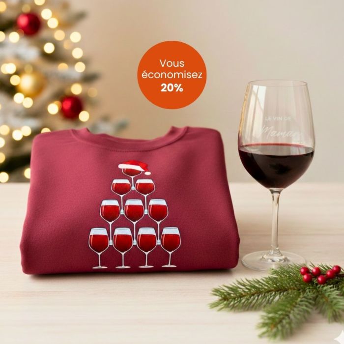 Coffret cadeau de Noël - Vin