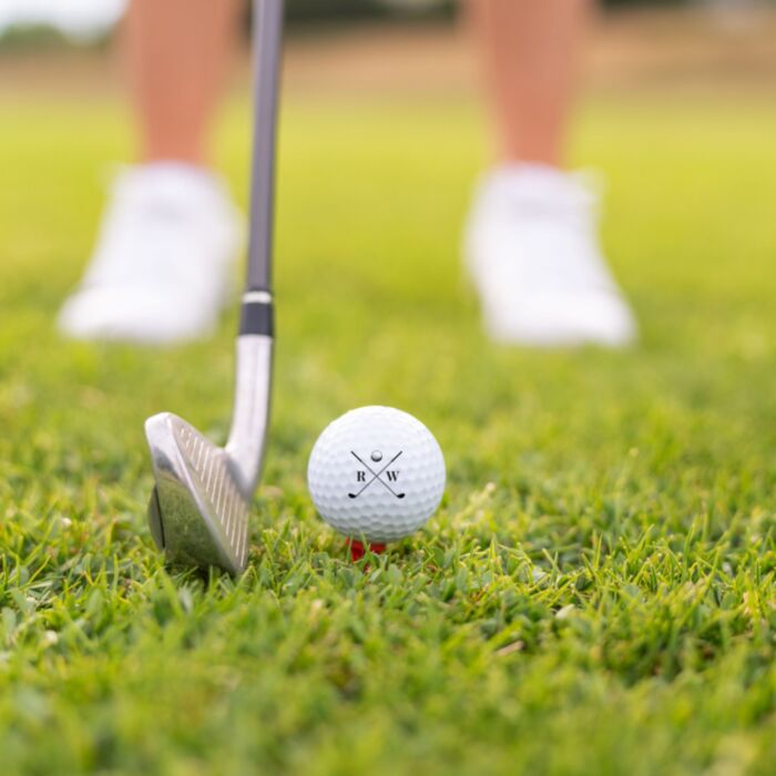 Balles de golf personnalisées avec initiales