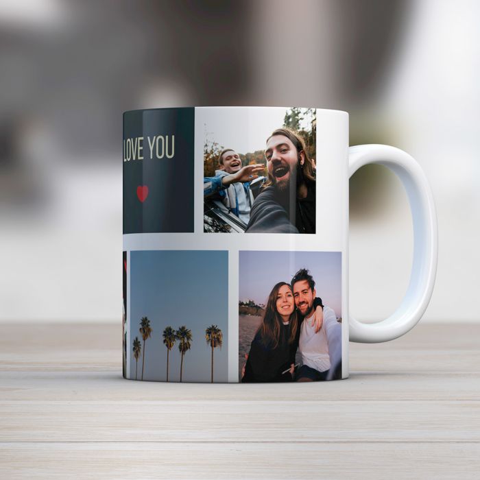 Cadeau de Noël pour homme Tasse photo personnalisable