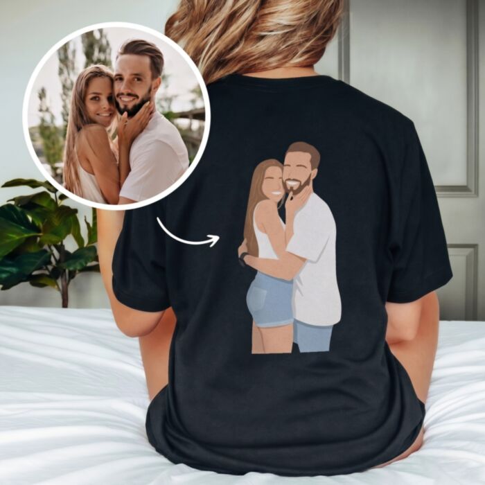 T-shirt personnalisé avec illustration