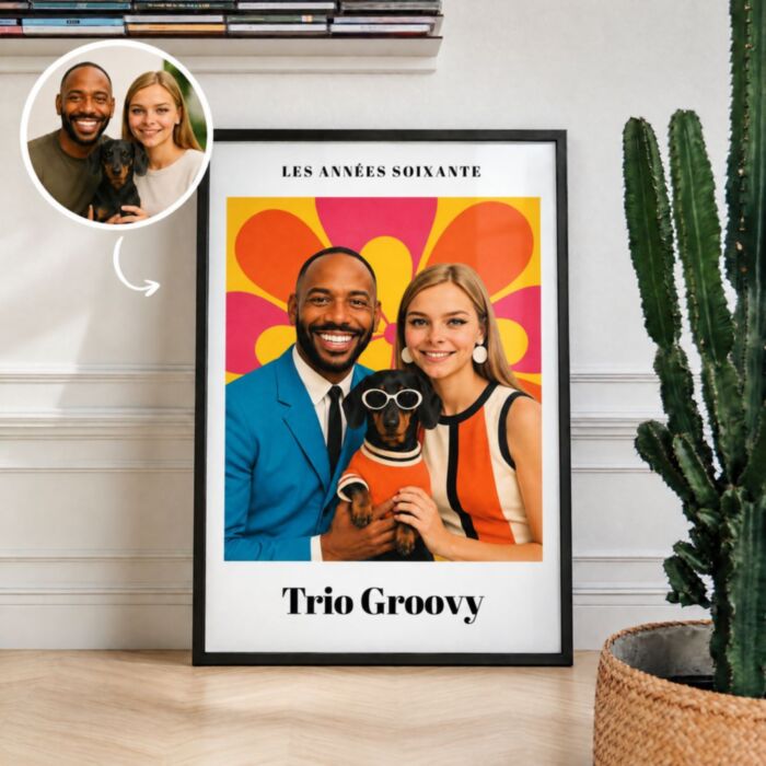 Poster personnalisé – Voyage dans le temps