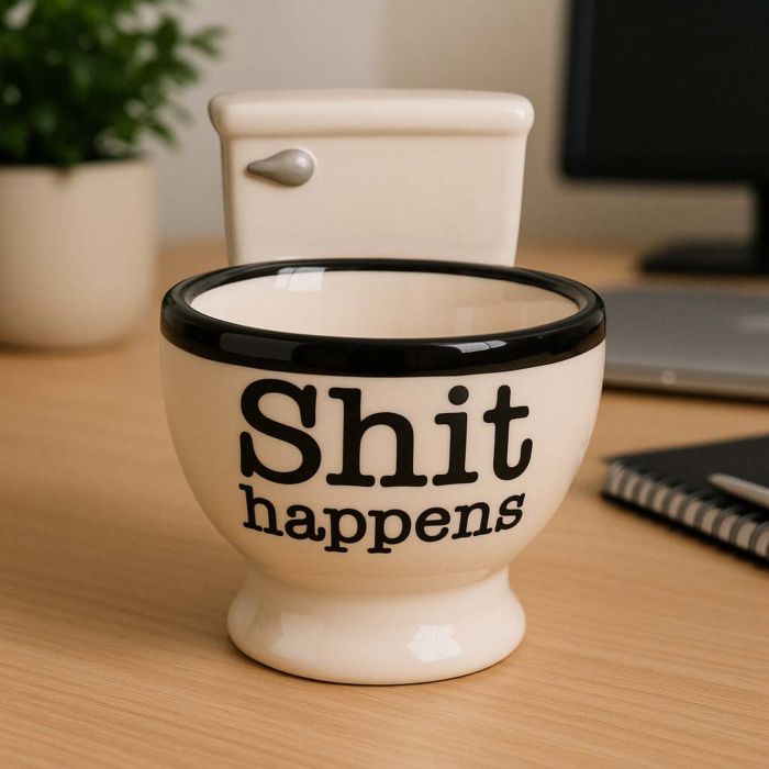 Tasse WC Shit Happens