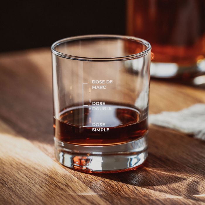 Cadeau homme Verre à whisky avec gravure