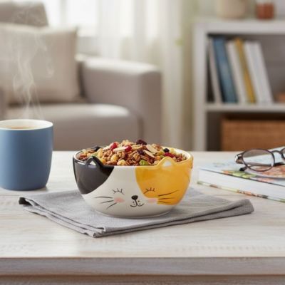 Bol petit déjeuner Chat Bol petit déjeuner Chat