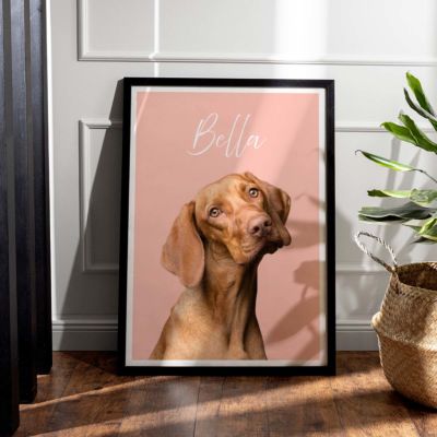 Poster personnalisé avec votre animal de compagnie