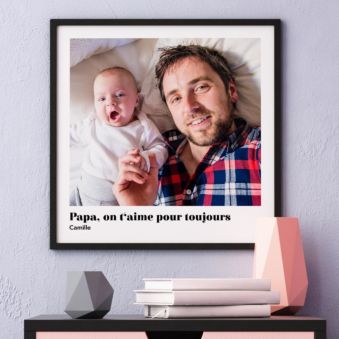 Poster avec Photo et Texte