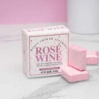 Bombes de douche façon Spa aux senteurs d’alcool - Rosé Wine
