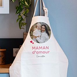 Tablier De Cuisine Personnalisable - Homme/Femme - Polyester - Idéal Cadeau Chef, Anniversaire, Noël