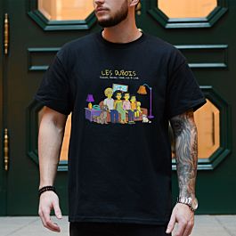 T-Shirt Personnalisé Simpson Avec Prénom - 100% Polyester Touché Coton, Très Résistant Au Lavage