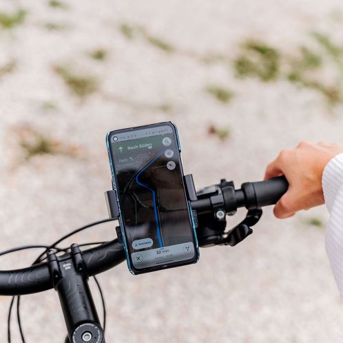 Support smartphone vélo avec fixation