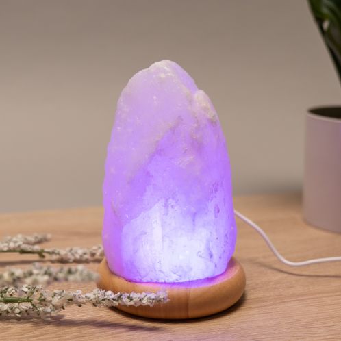 Lampe de sel d’Himalaya avec USB