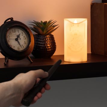 Bougie LED Harry Potter avec télécommande baguette magique