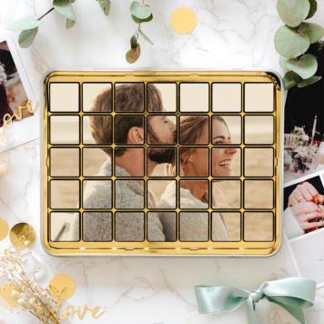 Chocolat personnalisé avec photo - 35 pièces