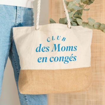 Sac de plage personnalisé avec texte