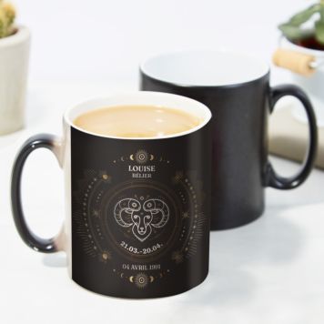 Mug magique personnalisé avec signe astrologique