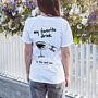 T-shirt personnalisé avec dessin boisson et texte