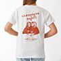 T-shirt personnalisé avec dessin boisson et texte