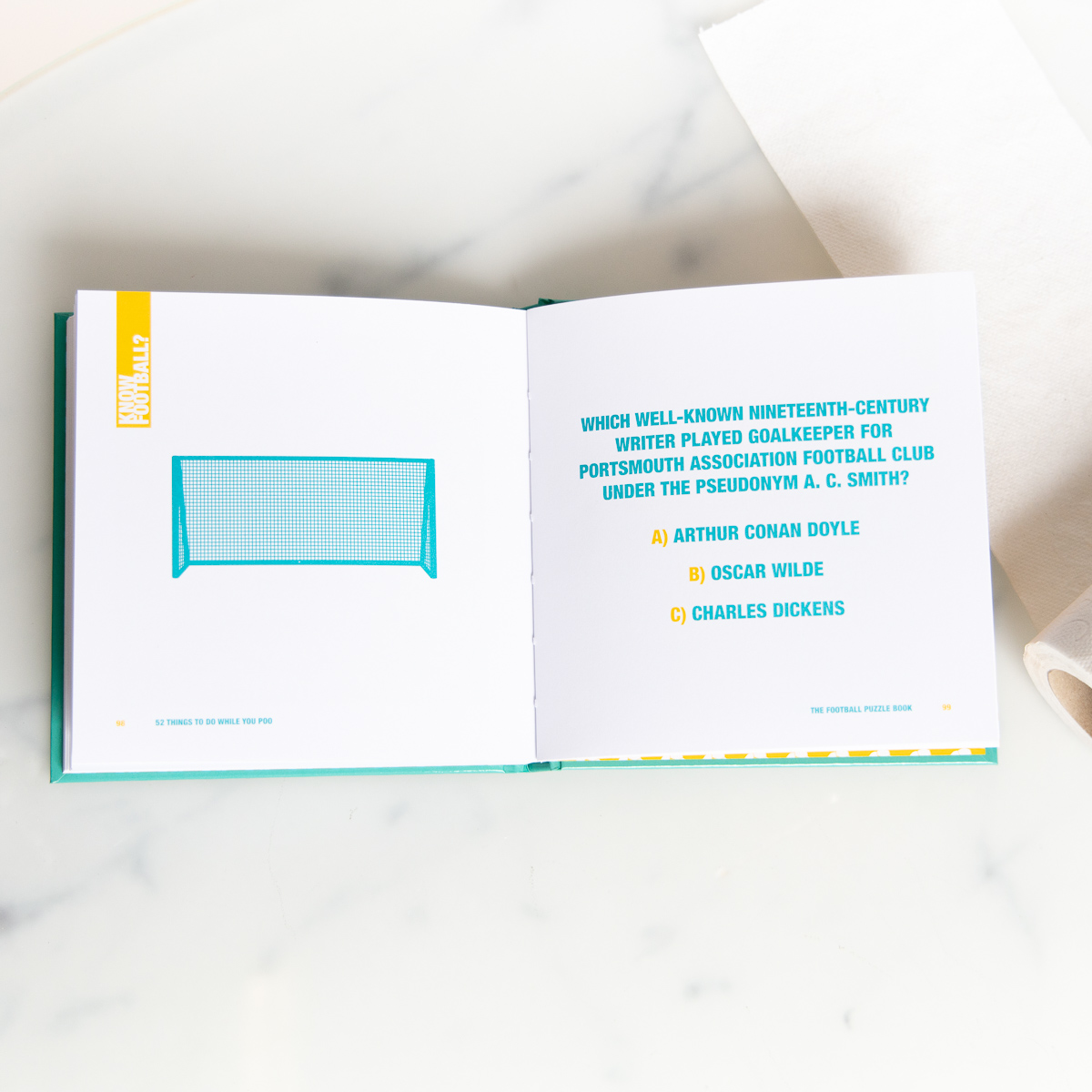 Livre Football pour les Toilettes