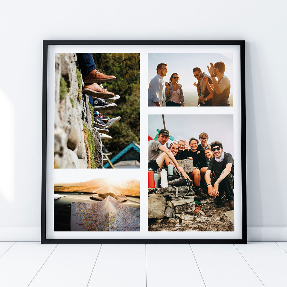 Poster Photo Personnalisable - 4 images