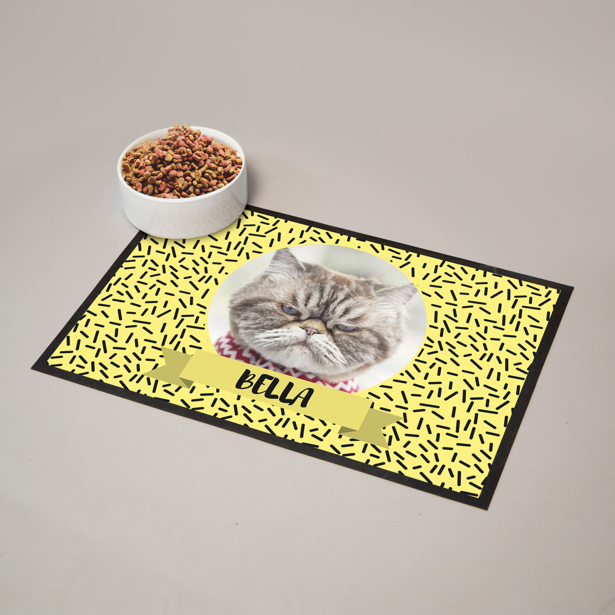 Tapis pour Animal de compagnie avec Photo et Texte