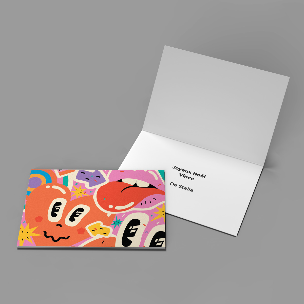 Carte de vœux personnalisée