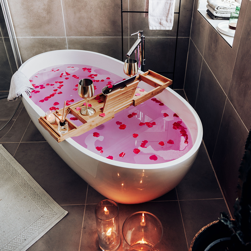 Confettis cœur pour le bain