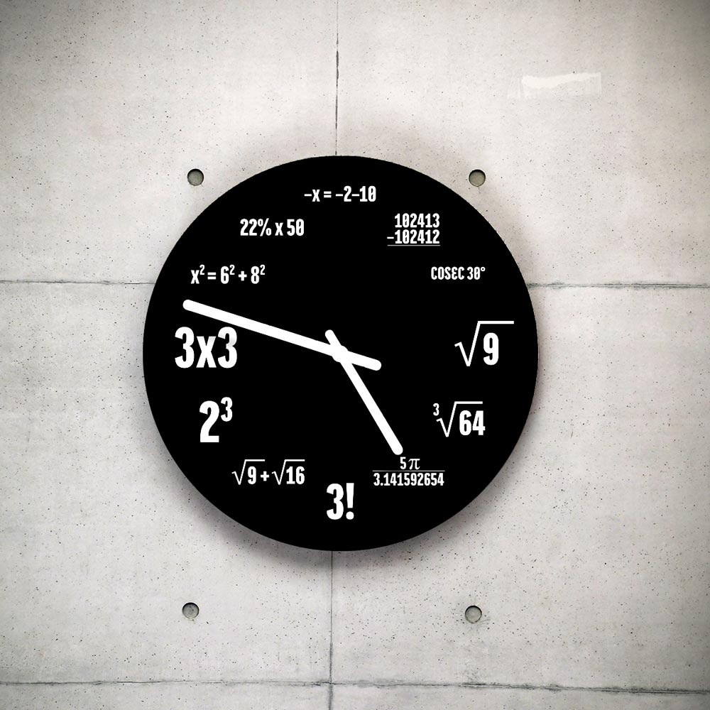 Horloge Mathématiques
