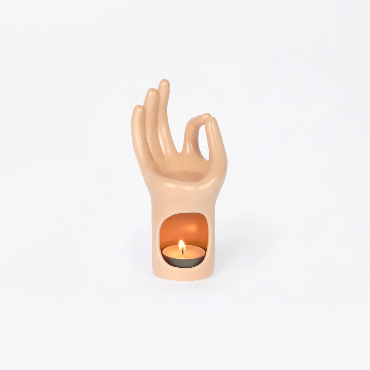 Lampe aromatique Main Om Yoga