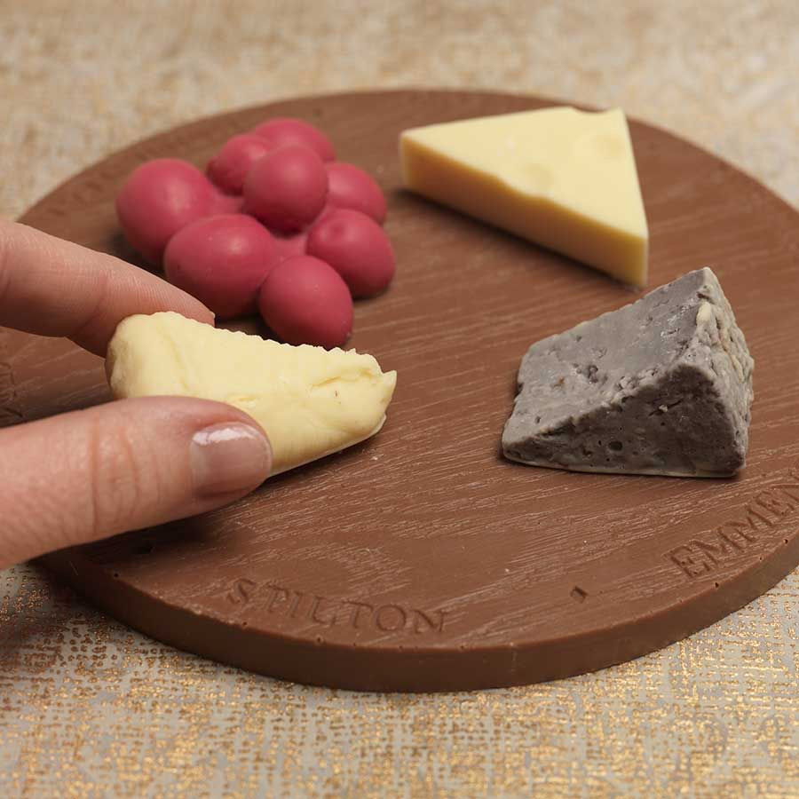 Plateau de fromages en Chocolat