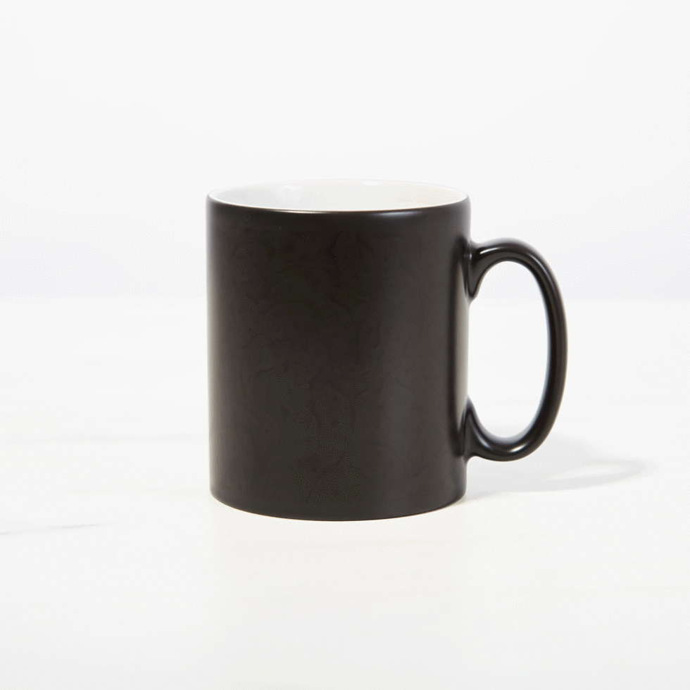 Tasse thermosensible personnalisée avec visage