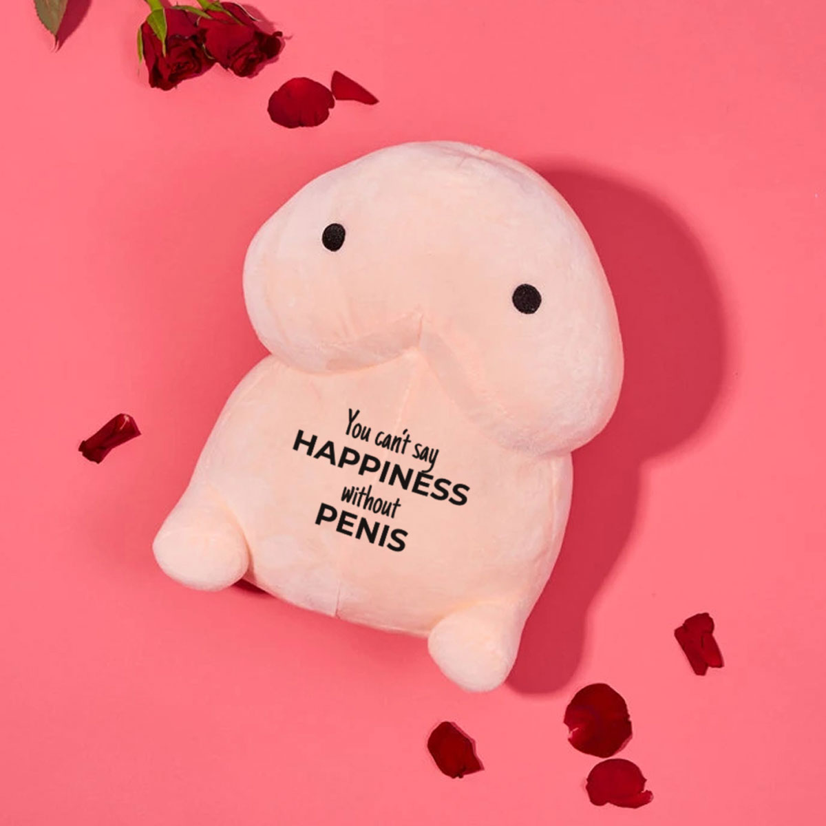 Peluche zizi personnalisée avec texte