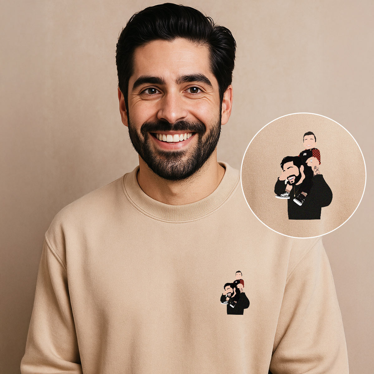 Pull personnalisé petite illustration, Fête des mères, Cadeaux Photo, Cadeaux rigolos, Cadeau romantique, Cadeau mariage, Petits cadeaux, Cadeau, Idée cadeau