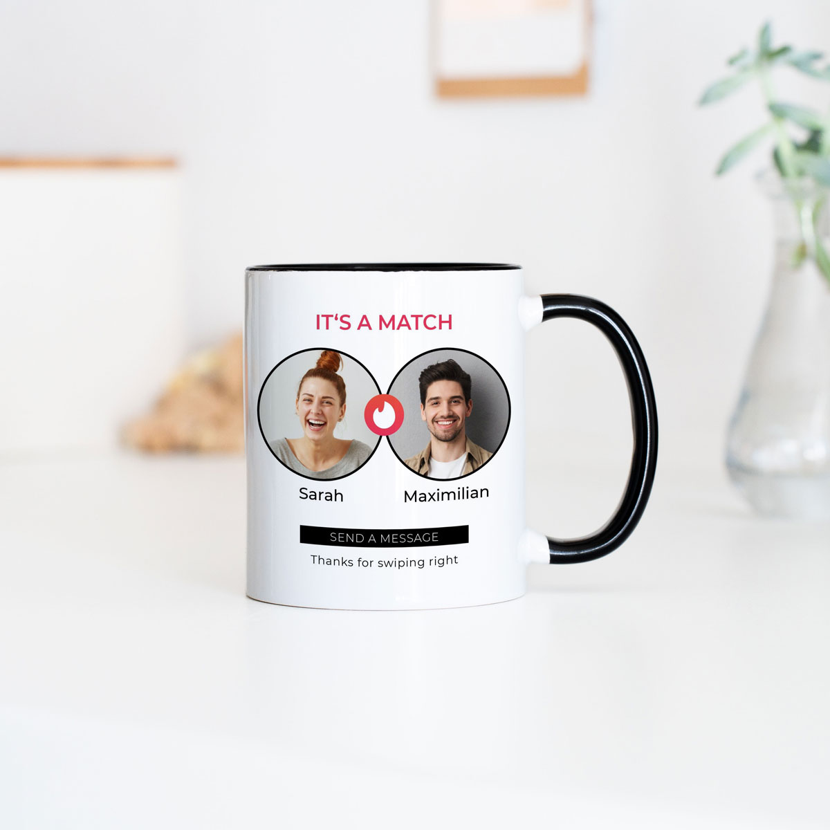 Mug personnalisé It's A Match